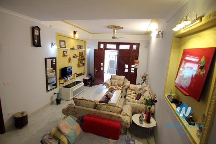 Open floor plan house in Ba Dinh for rent
